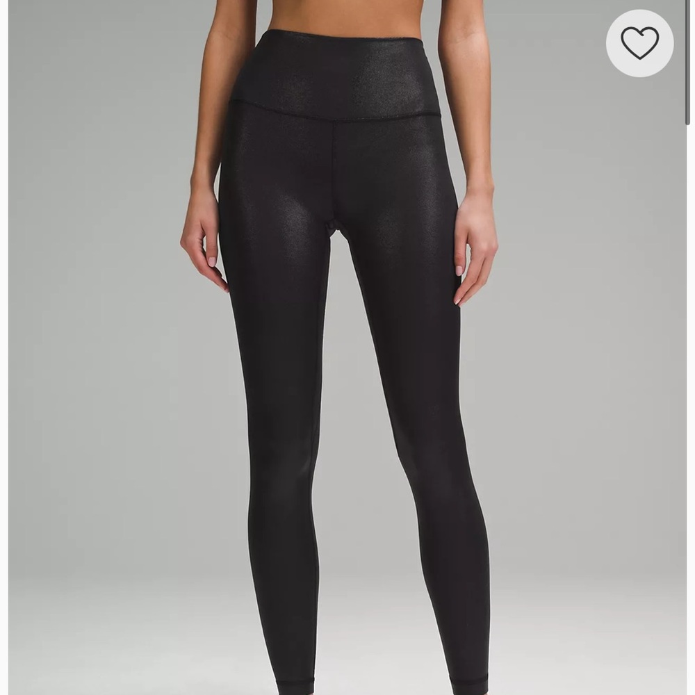 Lululemon Faux Leather Align Leggings
